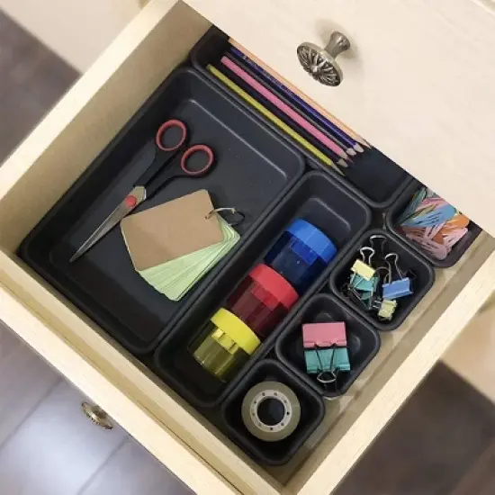 OnDisplay 8pc Interlocking Drawer Organization System image {5}