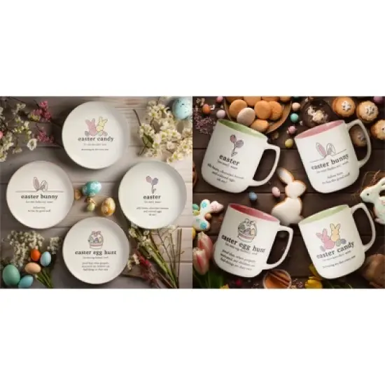 Certified International Easter Words Dinnerware Collection image {1}
