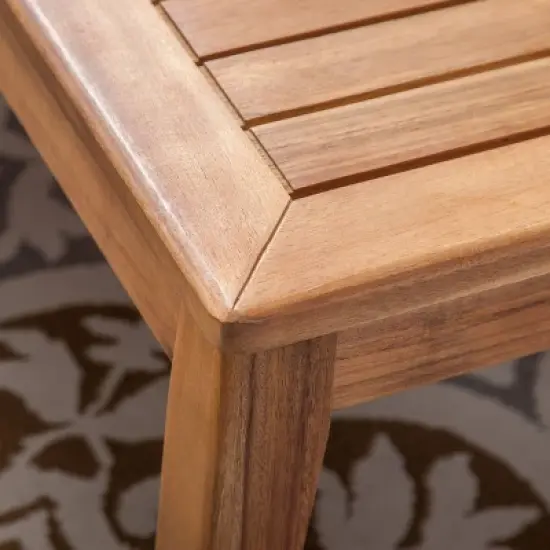 6pc Grenada Acacia Sectional Patio Sofa Set Teak - Christopher Knight Home image {5}