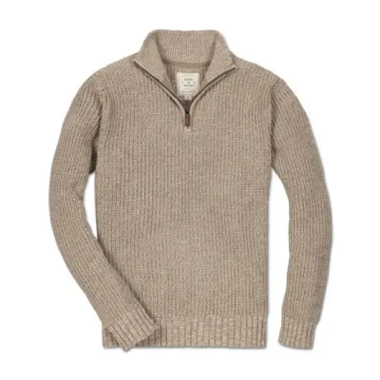 Hope & Henry Mens' Half Zip Pullover Sweater image {3}