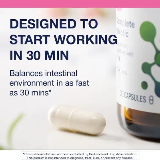 Metagenics UltraFlora Complete Women&rsquo;s Probiotic, 5-in-1 Support: Digestive, Immune, Vaginal & Urogenital Health, 30 Capsules image {3}