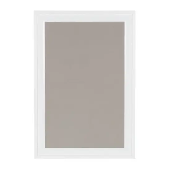 Bosc Framed Gray Linen Fabric Pinboard - DesignOvation image {7}