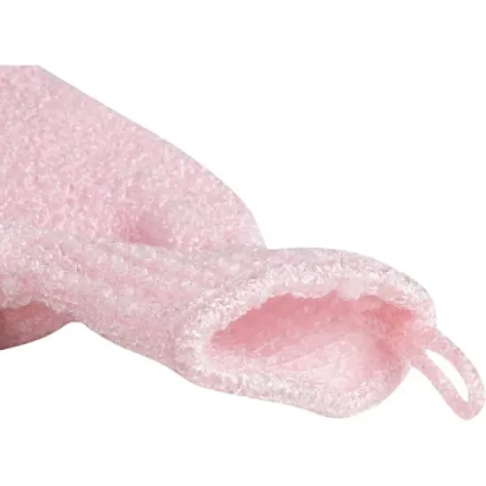 Glamlily 6 Pairs Body Exfoliating Shower Gloves, Bath Scrub Wash Mitt for Women, Men, Spa, Massage (Red, Cream, Blue, Pink, Green, Turquoise) image {7}