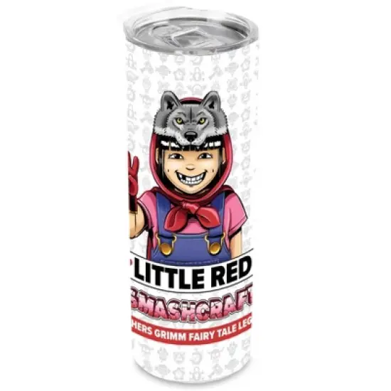 SMASHCRAFT 20 ounce Stainless Steel Double Walled Insulated Travel Tumbler Coffee Mug Cup, Little Red Riding Hood Comic image {5}