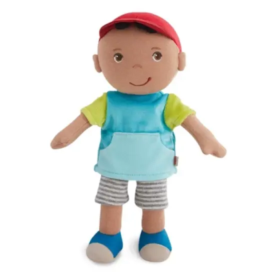HABA Snug Up Gabriel - 10" Soft Doll, Machine Washable Baby Boy Doll - Perfect Snuggly First Soft Toddler Plush Figure for 6 Months and Up image {6}