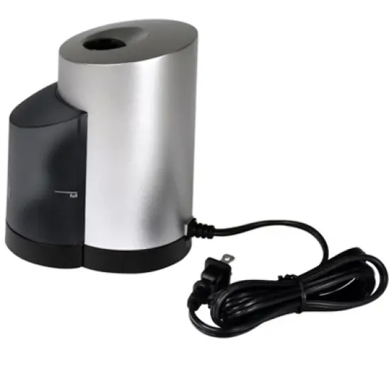 School Smart Vertical Electric Pencil Sharpener, For Classroom, Home, and Office Use, Black and Grey image {1}