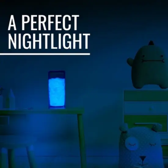 Graham Products Products 190 Pieces Glow in the Dark Rocks | Indoor & Outdoor Use - Garden, Fish Tank Pebbles - Blue image {7}