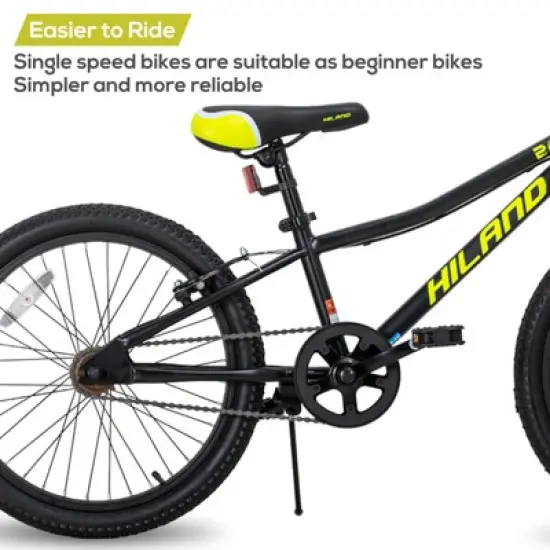 HILAND 20" Kids Mountain Bike for Boys, Girls, Teenager Bicycle image {8}