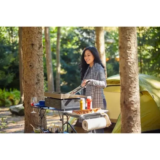 GCI Outdoor Slim-Fold Cook Station Outdoor Camp Kitchen - Black image {10}