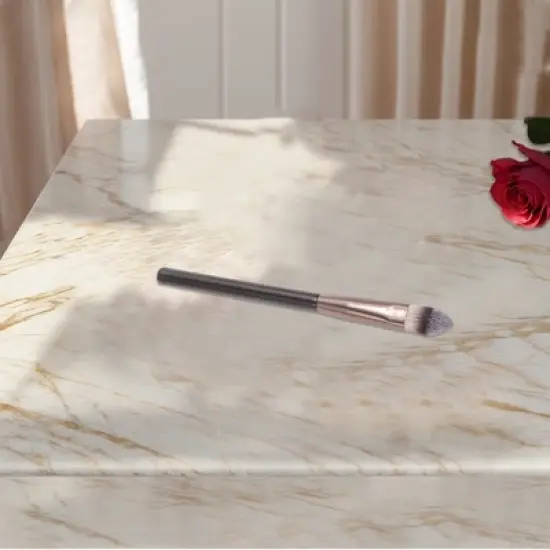 Unique Bargains Durable Mask Brush Brown 1 Pc image {3}