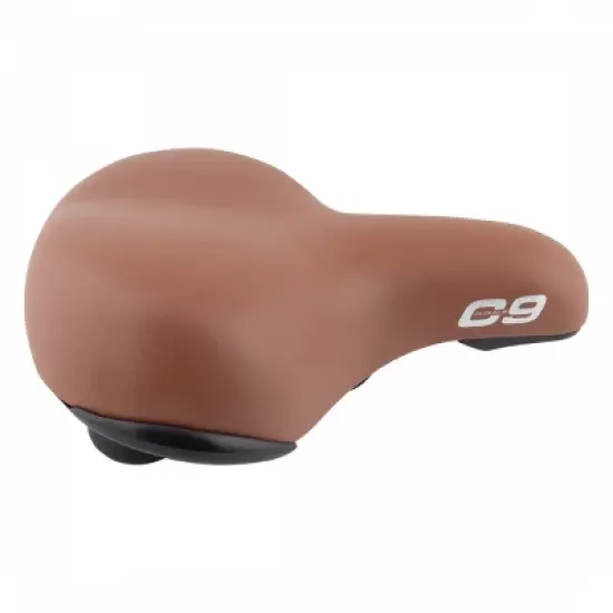 Cloud-9 Unisex Bicycle Comfort Seat - Brown Steel Rails Emerald Cover image {3}