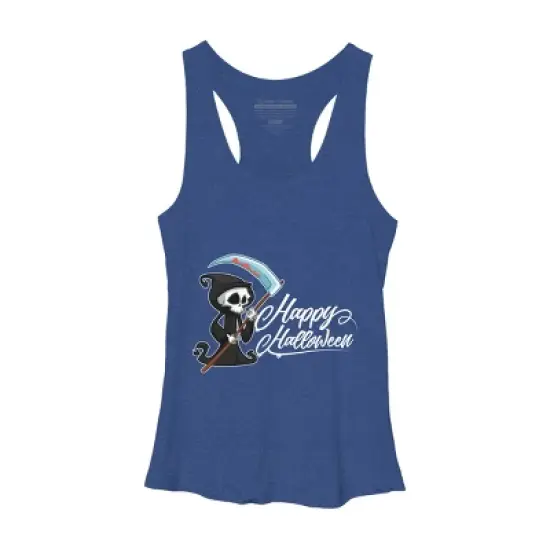 Women's Design By Humans HAPPY HALLOWEEN - Special Edition By wedenote Racerback Tank Top image {8}