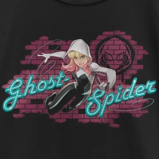Girl's Marvel Ghost-Spider Logo T-Shirt image {1}