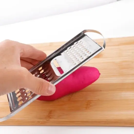 Unique Bargains Kitchenware Multifunctional Cutter Grater Peeler Silver Tone 1 Pc image {3}