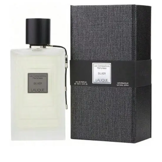 Lalique Les Compositions Parfumees Silver By Lalique Unisex  Eau De Parfum Spray 3.3 Oz image {1}
