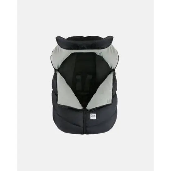 7AM Enfant Car Seat Cover Puffer - Black image {3}