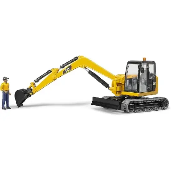 Bruder CATMinit Excavator with Worker image {4}