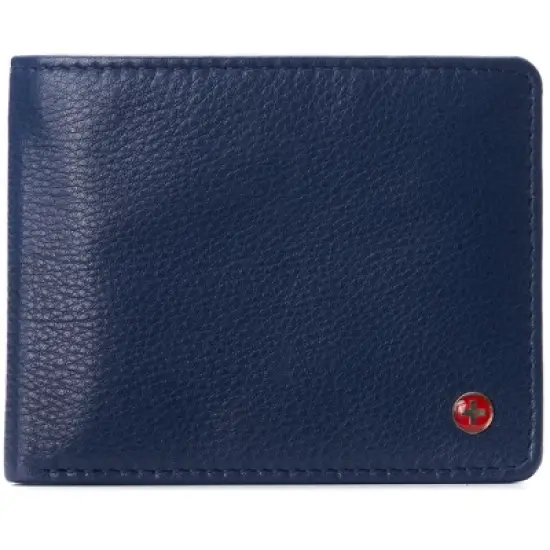 Alpine Swiss RFID Connor Passcase Bifold Wallet For Men Leather Comes in a Gift Box image {8}