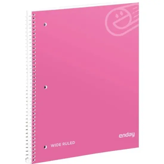 Enday 1-Subject Wide Ruled Spiral Notebook - 70 Sheets image {9}