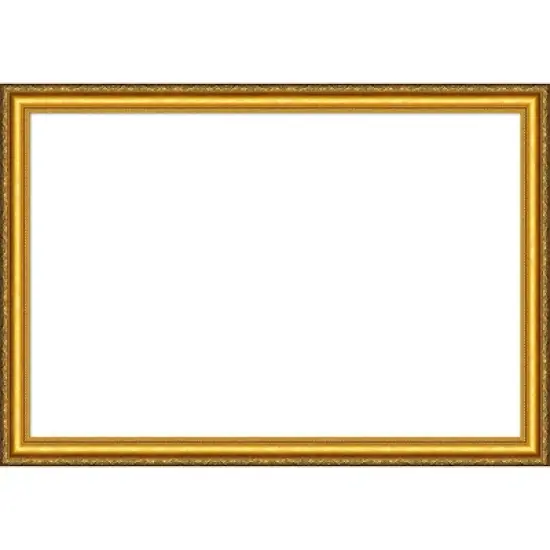 Amanti Art Colonial Embossed Gold Framed Dry Erase Magnetic Board image {17}