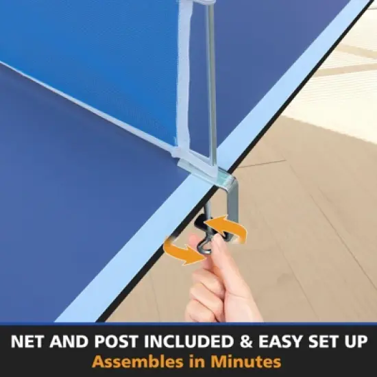 SEVOBAL Table Tennis Accessories 7ft Foldable Ping Pong Conversion Top for Easy Indoor Play, Blue, 40"*22"*3" image {2}