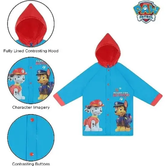 Paw Patrol Raincoat and Umbrella Set, Kids Ages 2-7 image {4}