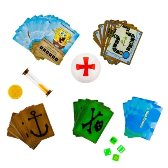 Golden Bell Studios Nickelodeon SpongeBob SquarePants Flying Dutchman's Treasure Hunt Board Game image {2}