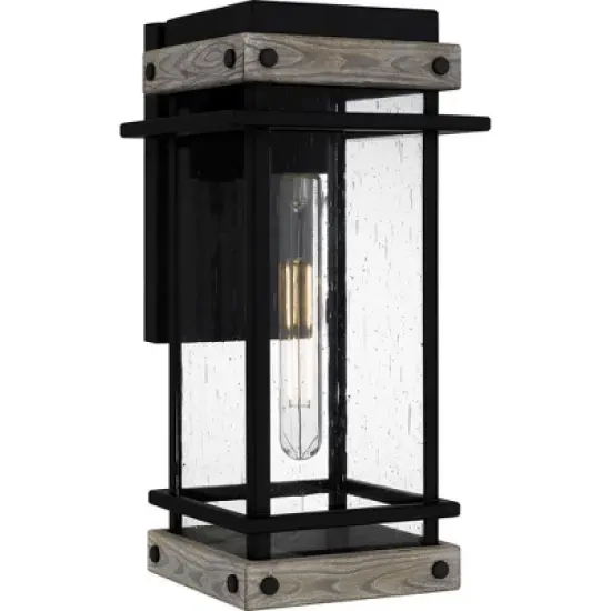 Quoizel Lighting Strader 1 - Light Sconce in  Matte Black image {1}