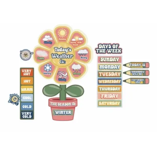 Eureka S'Cool Era Calendar Bulletin Board Set, 100 Pieces image {2}