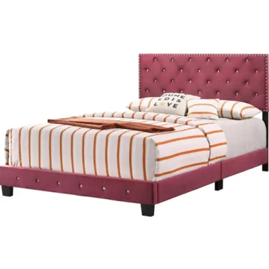 Passion Furniture Suffolk Full Panel Bed image {6}