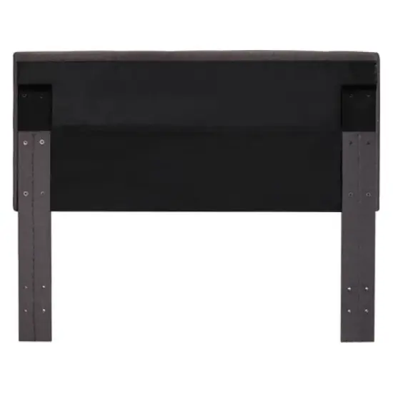 Queen Tina Adult Upholstered Headboard Gray - miBasics image {2}