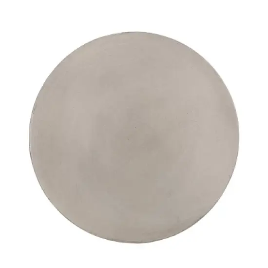 Christopher Knight Home Massey Patio Stone Side Table Light Gray image {4}