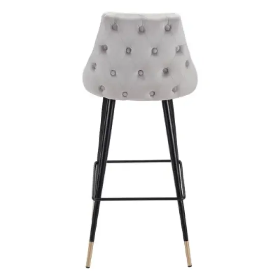 29.5" Luxe Velvet Barstool - ZM Home image {1}