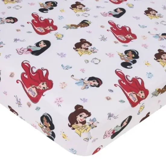 Disney Princess Fitted Crib Sheet image {4}