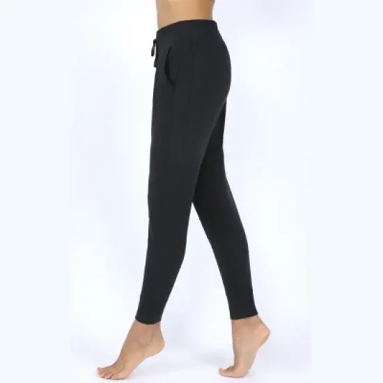 Yogalicious - Women's Polarlux Fleece Inside High Waist Jogger with Side Pockets and Drawstring image {2}