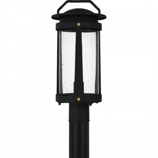 Quoizel Lighting Clifton 1 - Light Post Light in  Earth Black image {2}
