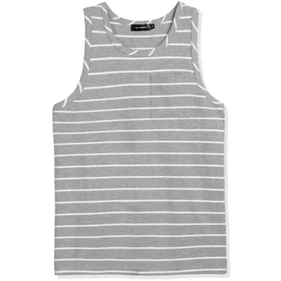 Lars Amadeus Men's Vest Round Neck Color Block Sleeveless Basic Tank Top image {7}
