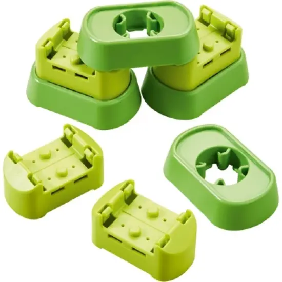 HABA Kullerbu Connectors and Bases Accessory Set for Elevated Layouts image {1}