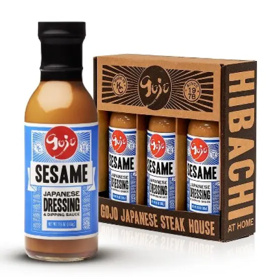 Gojo 12oz Japanese Sesame Dressing & Dipping Sauce - 3 Pack image {6}