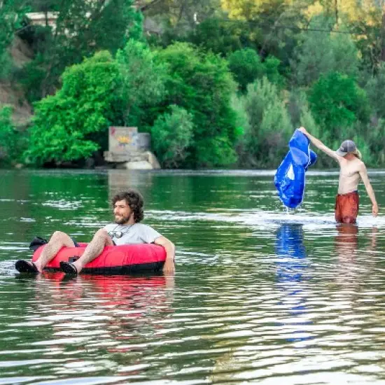 GoSports 44 Inch Heavy-Duty River Tube with Premium Canvas Cover image {4}