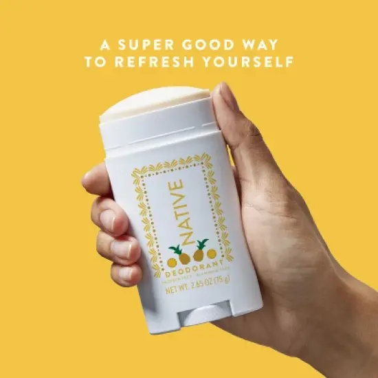 Native Deodorant for Women & Men - Limited Edition Jarritos - Pineapple - 2.65oz image {4}