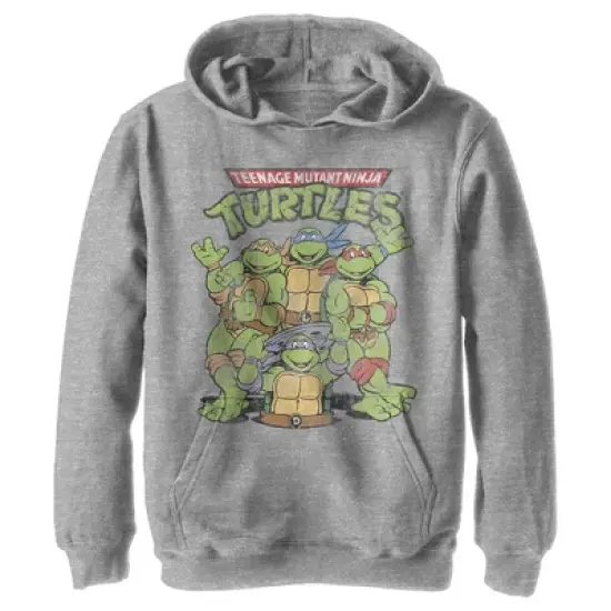 Boy's Teenage Mutant Ninja Turtles Best Friend Shot Pull Over Hoodie image {3}