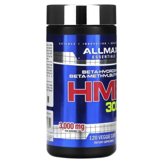 ALLMAX Essentials, HMB 3000, 120 Veggie Caps image {4}