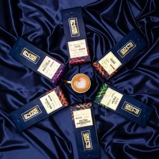 Ezra Coffee 64th & Tulsa- Medium Dark Roast Ground Coffee - 12oz image {3}