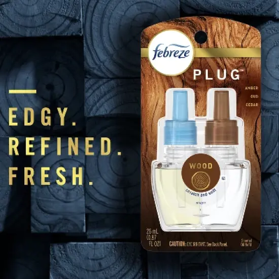 Febreze Origins Fade Defy Plug Air Freshener & Odor Fighter - Ocean - 0.87 fl oz/3pk image {1}