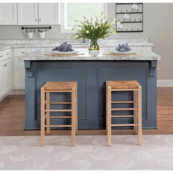 Set of 2 Gianna Backless Counter Height Barstools - Linon image {5}