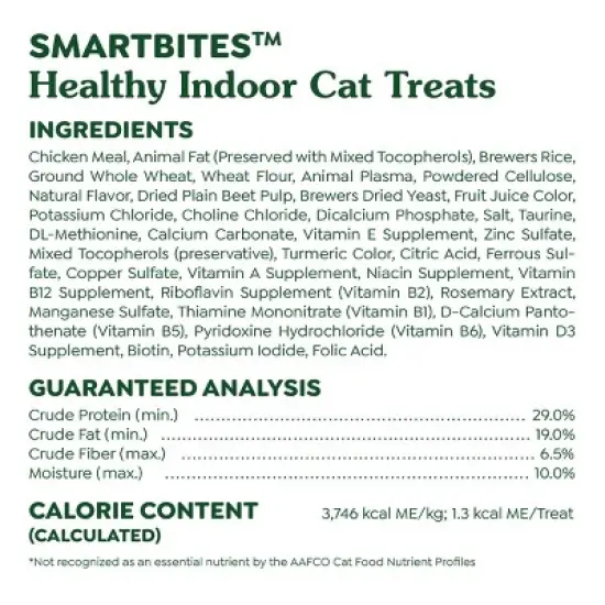 Greenies Smartbites Healthy Indoor Chicken Flavor Cat Treats image {12}