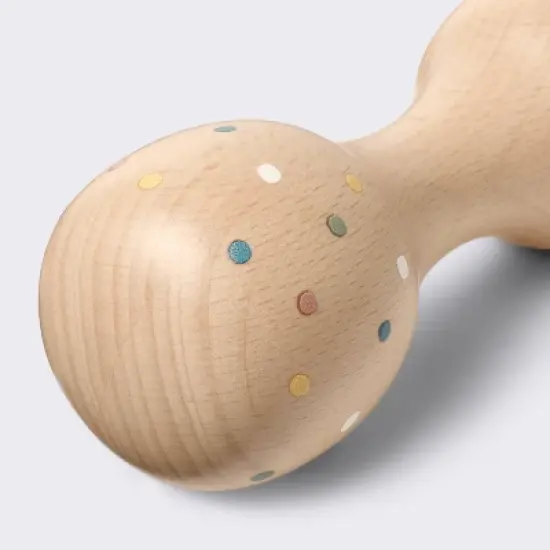 Wooden Baby Rattle - Dots - Cloud Island&trade; image {2}