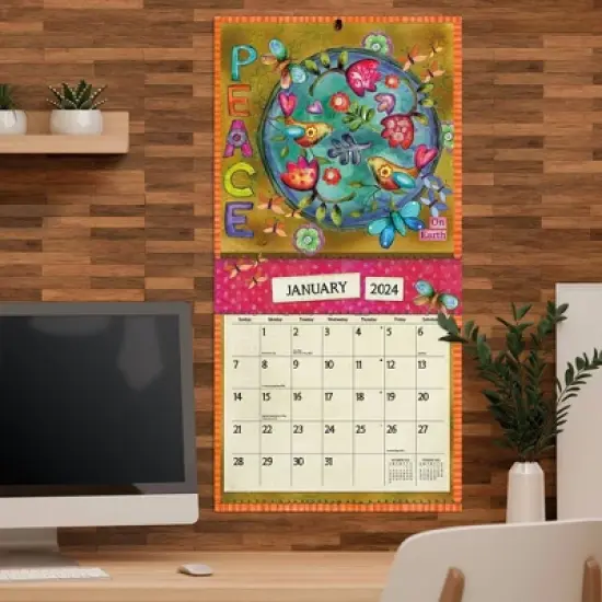 Lang 2024 Wall Calendar 12"x12" Embrace the Day image {3}
