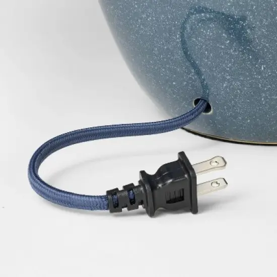 Large Ceramic Table Lamp Blue - Threshold&trade; designed with Studio McGee image {4}